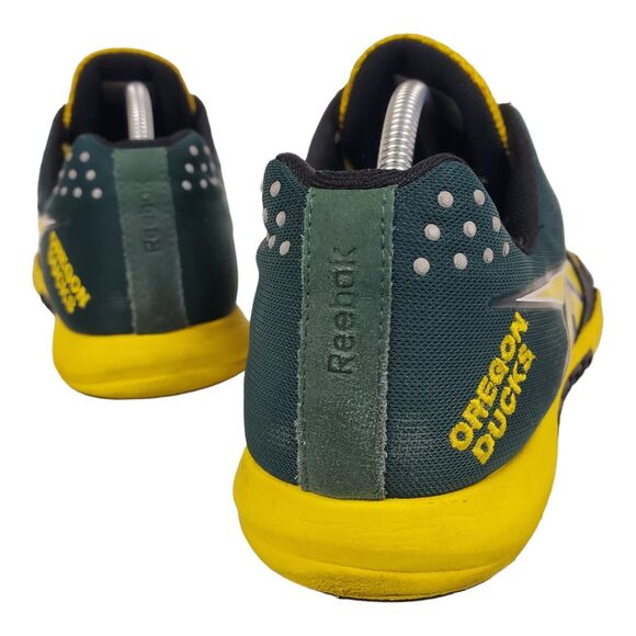 OREGON DUCKS Shoes Mens Size 11.5 Yellow Green REEBOK CROSSFIT Athletic Trainer main image 5